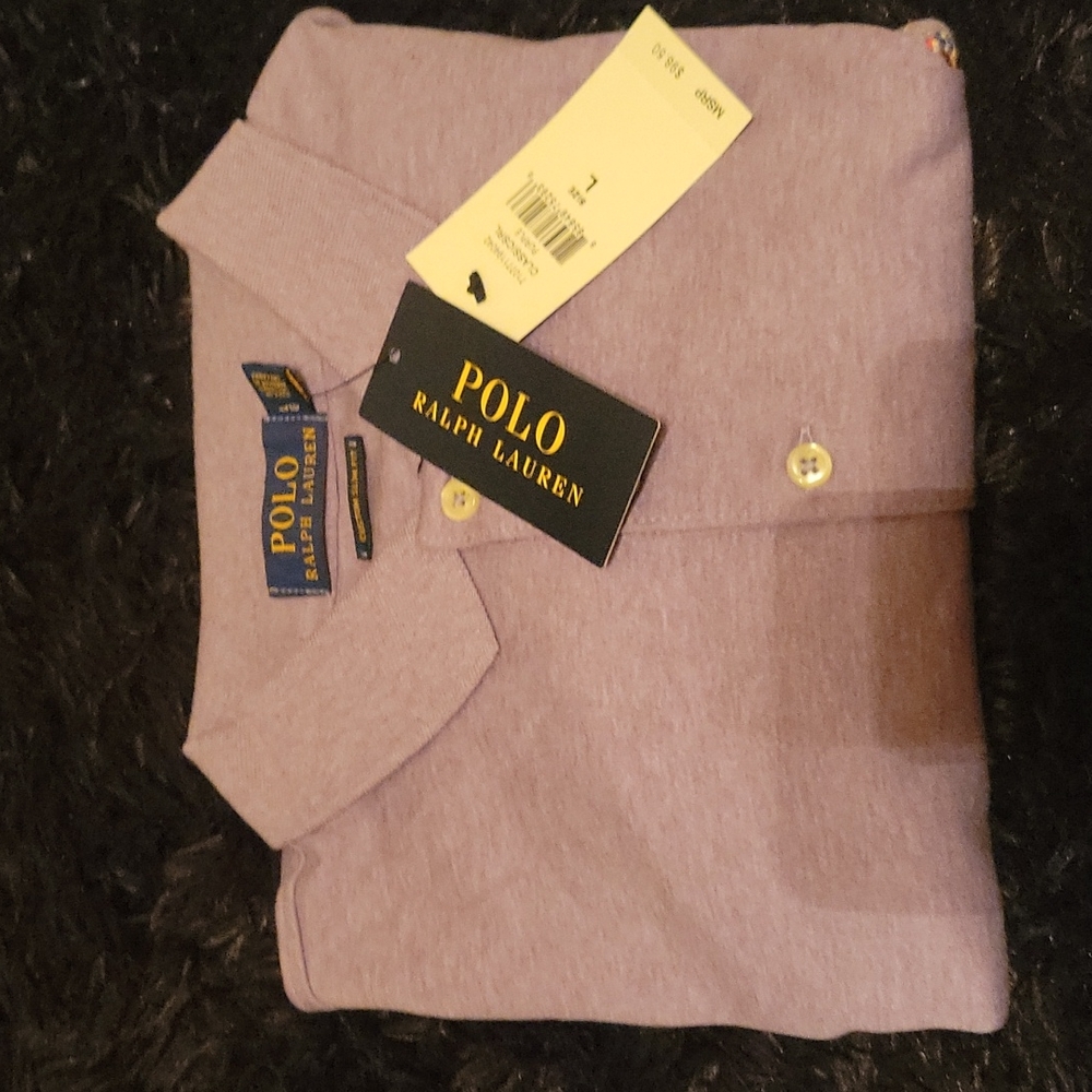 Lavender/Purple Polo shirt mens